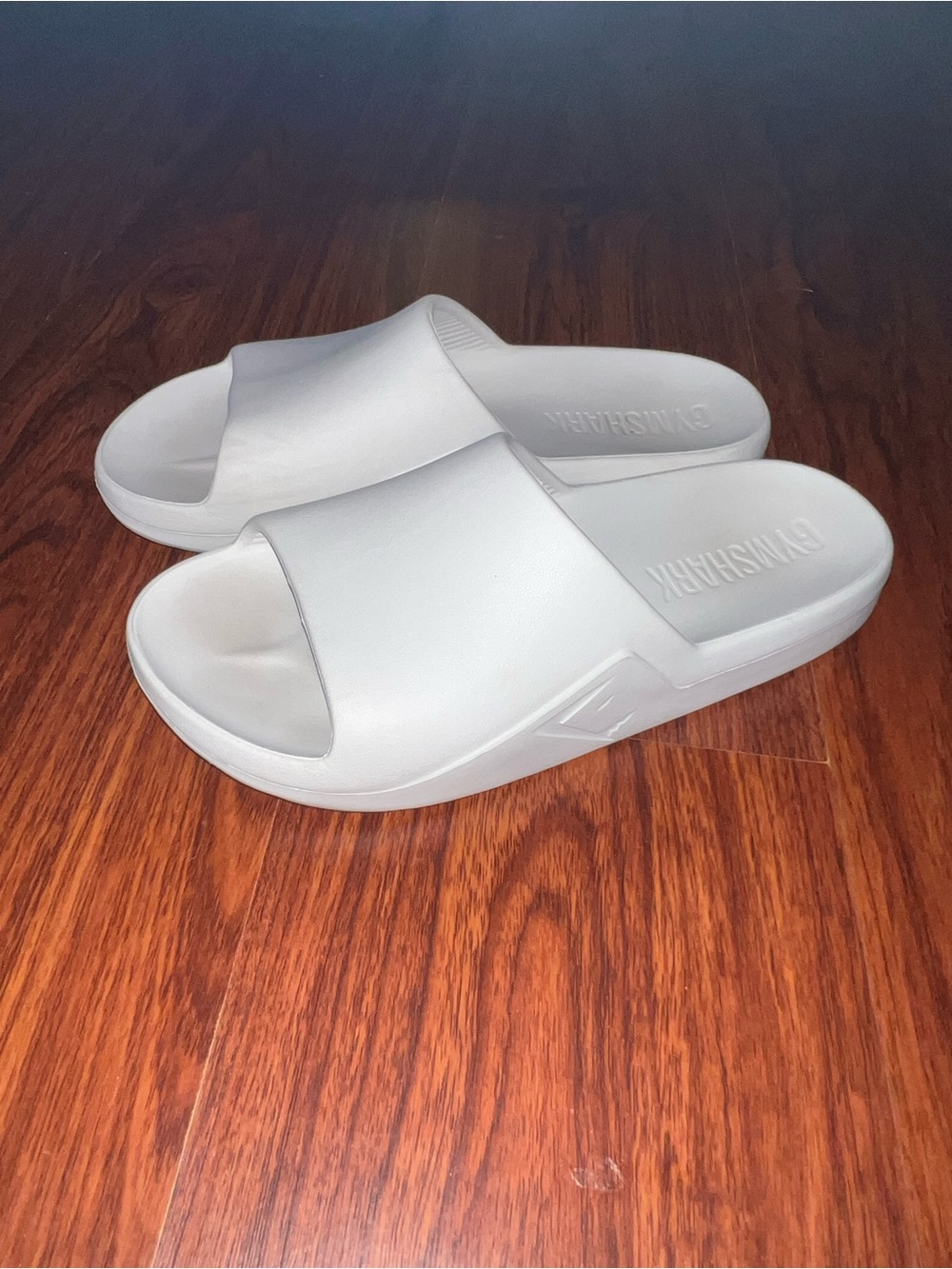 Gymshark White Slide Sandals